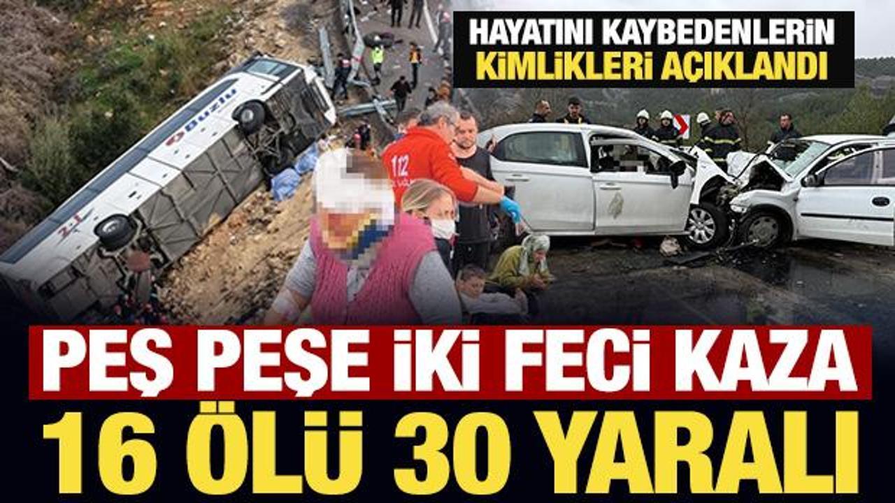 Son Dakika: Antalya ve Burdur'dan peş peşe kahreden haberler: &Ccedil;ok sayıda &ouml;l&uuml; ve yaralı var