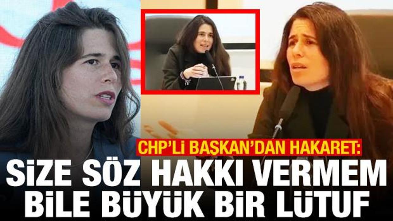 CHP'li Başkan'dan Cumhur İttifakı &uuml;yelerine: Size s&ouml;z hakkı vermem bile b&uuml;y&uuml;k bir &ouml;d&uuml;l