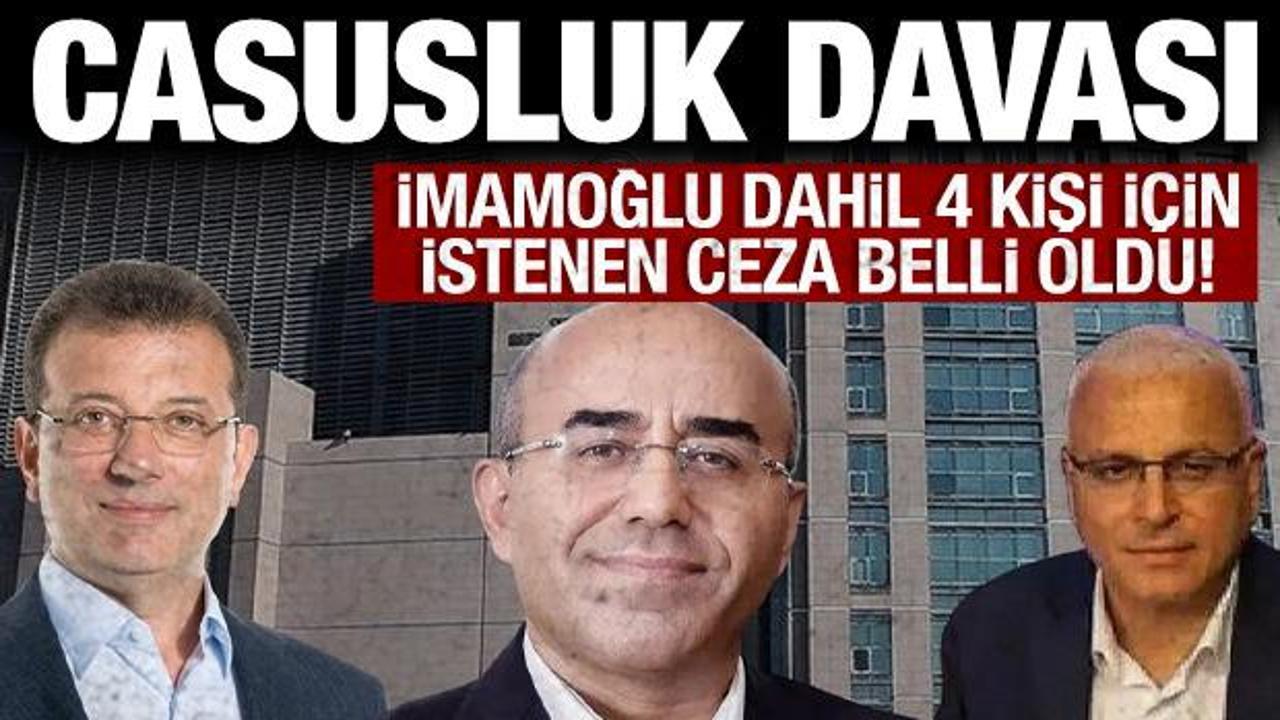 İmamoğlu'nun da aralarında bulunduğu 4 ş&uuml;pheli hakkında 'casusluk' iddianamesi hazırlandı