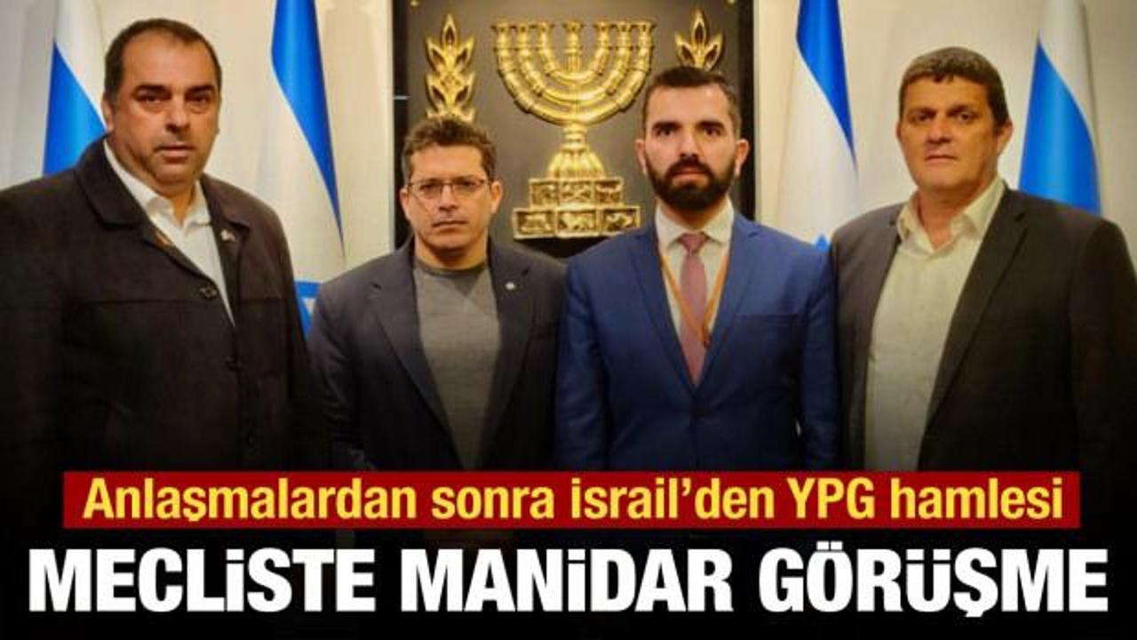 İsrail, ter&ouml;r &ouml;rg&uuml;t&uuml; YPG'li ismi mecliste ağırladı: "Onur duyduk"