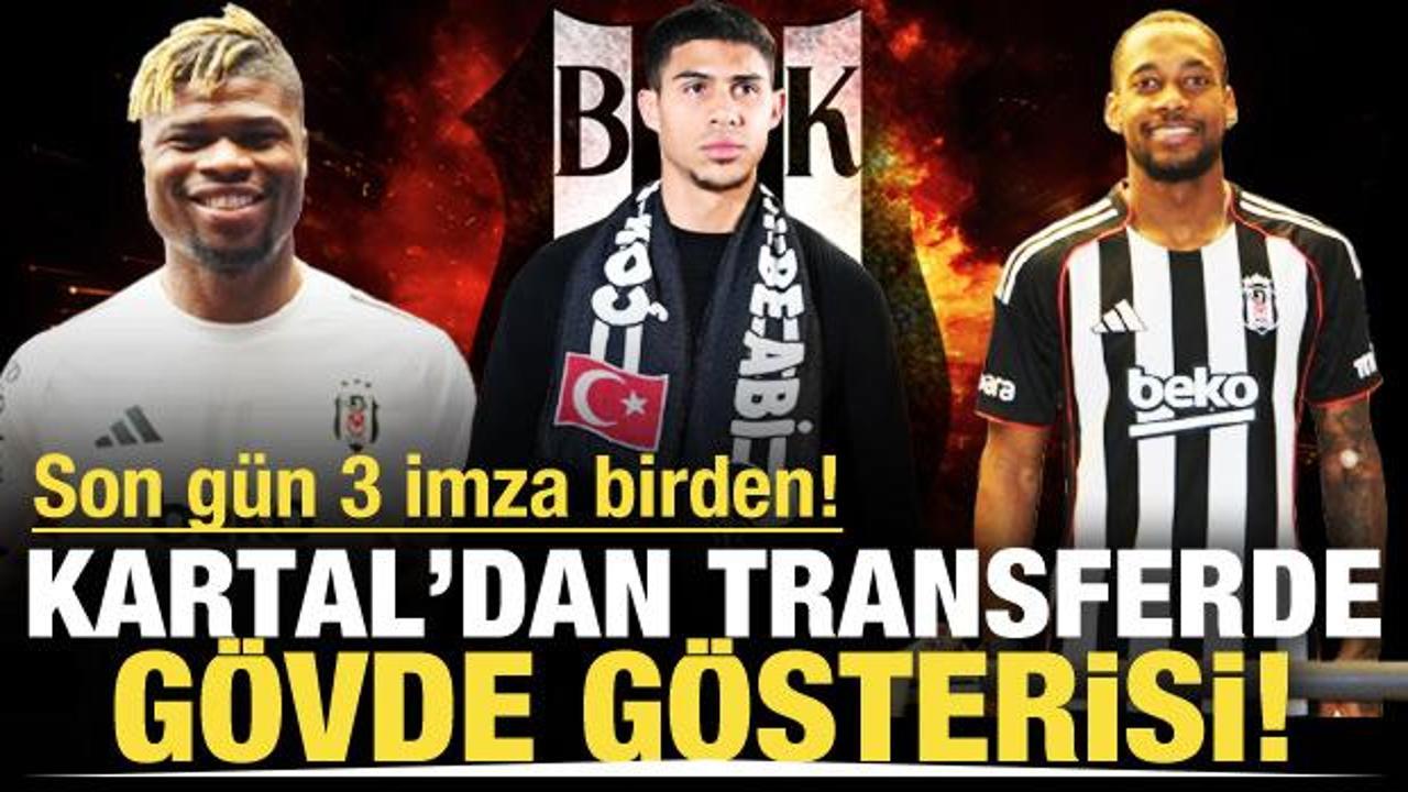 Savunma hattı yeniden şekillendi! Beşiktaş'tan transferin son g&uuml;n&uuml; 3 takviye