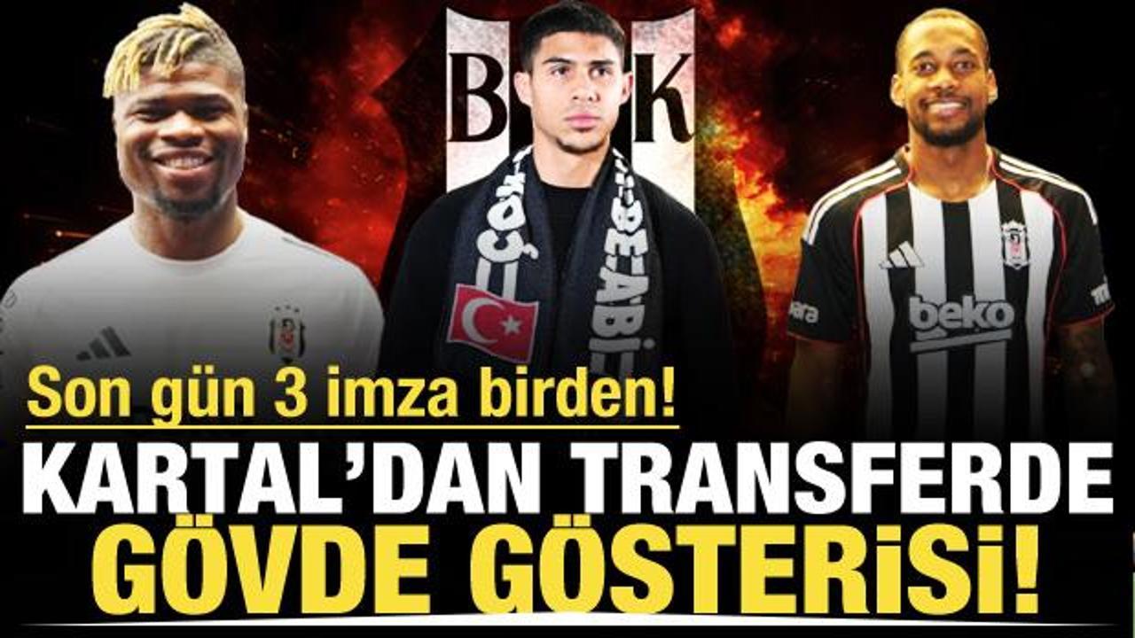 Savunma hattı yeniden şekillendi! Beşiktaş'tan transferin son g&uuml;n&uuml; 3 takviye