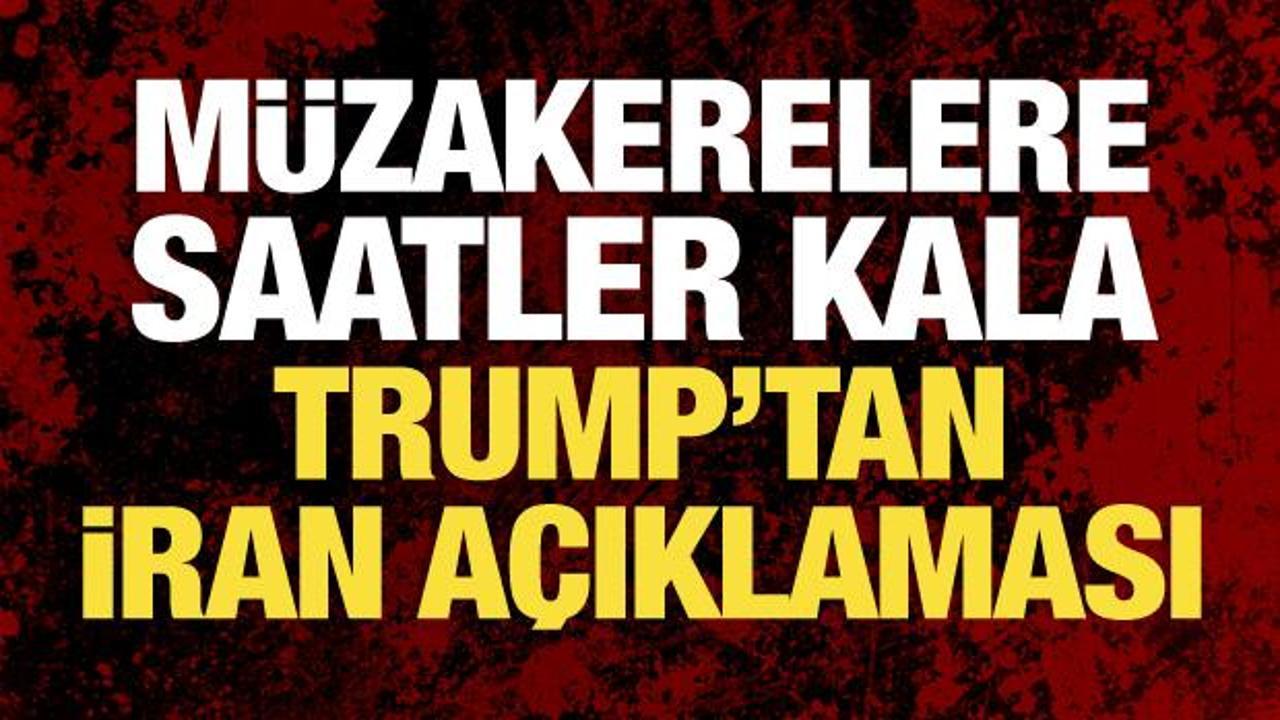 Son dakika: Trump: İran savaş değil, m&uuml;zakere istiyor