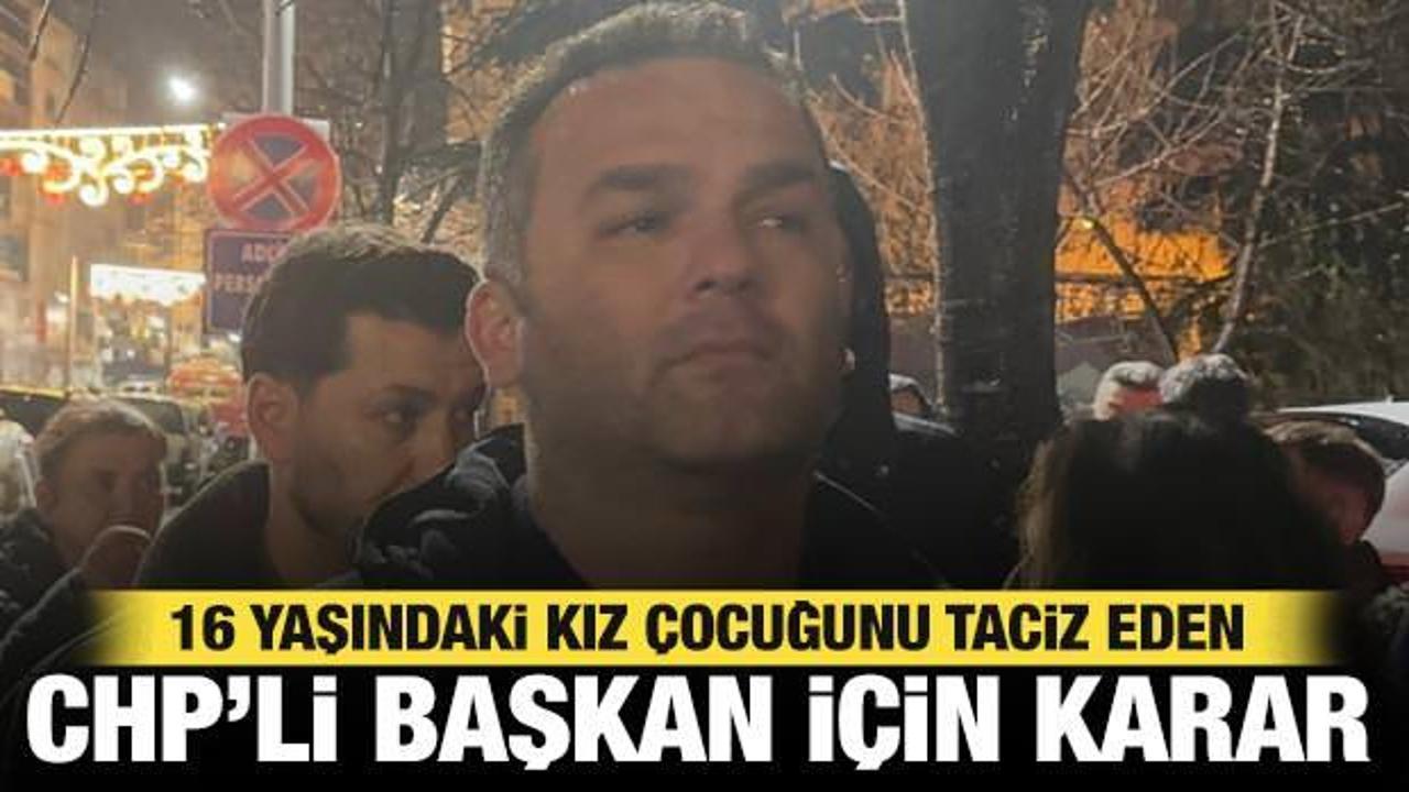 16 yaşındaki kız &ccedil;ocuğunu taciz eden CHP'li Belediye Başkanı g&ouml;revden uzaklaştırıldı