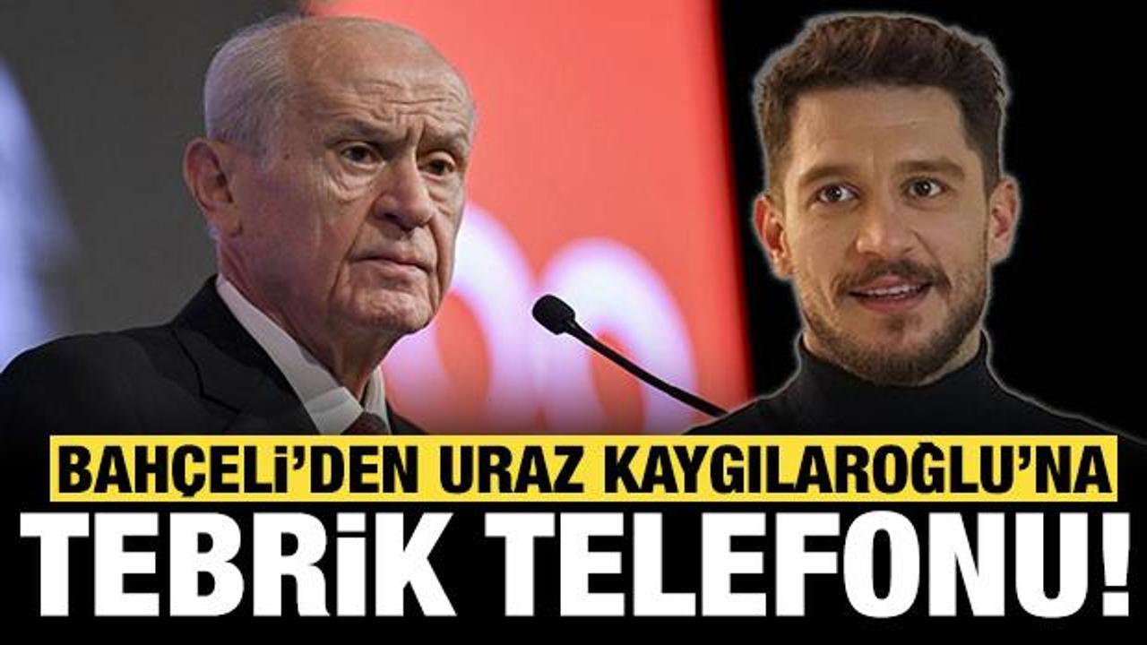 Bah&ccedil;eli'den Uraz Kaygılaroğlu'na tebrik telefonu