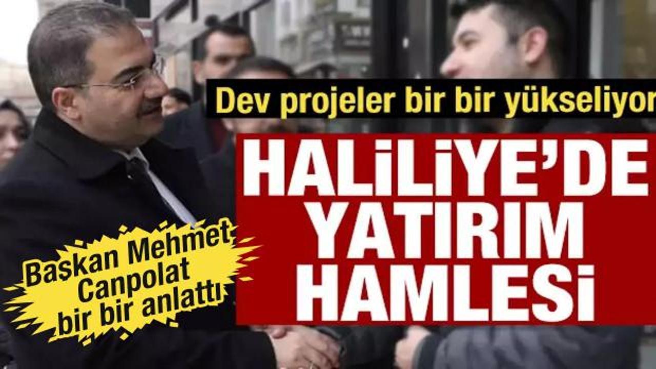 Başkan Canpolat&rsquo;ın vizyonuyla Haliliye&rsquo;de yatırım hamlesi: Dev projeler y&uuml;kseliyor