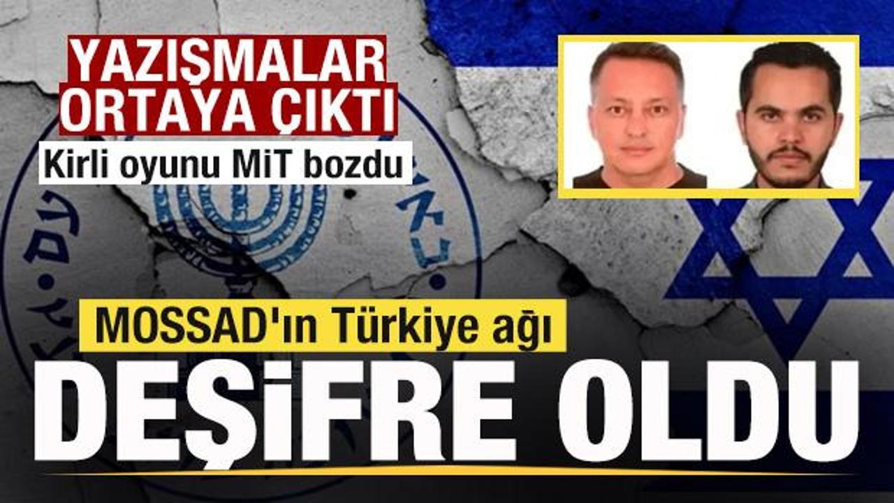 MOSSAD'ın T&uuml;rkiye ağı deşifre oldu! Yazışmalar ortaya &ccedil;ıktı! Kirli oyunu MİT bozdu