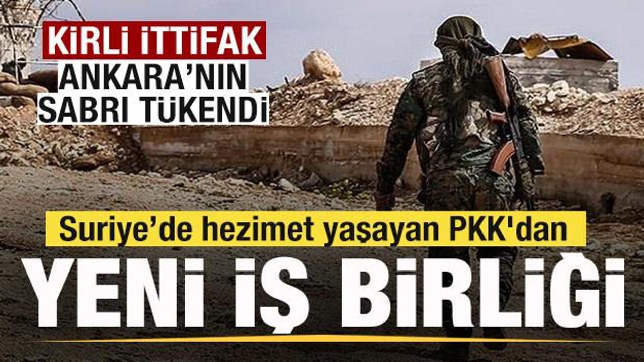 Suriye’de hezimet yaşayan terör örgütü PKK’dan yeni iş birliği! Kirli ittifak