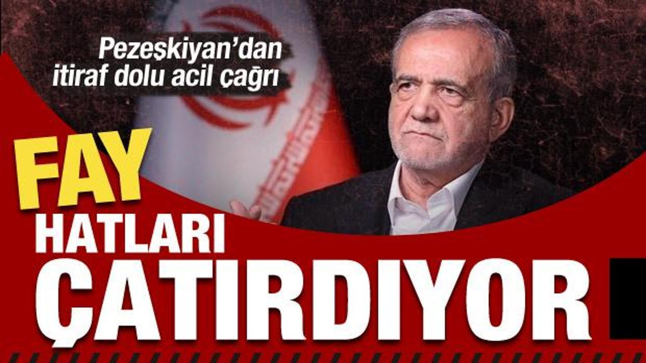 Tahran&rsquo;da fay hatları &ccedil;atırdayabilir! Pezeşkiyan&rsquo;dan itiraf dolu acil &ccedil;ağrı
