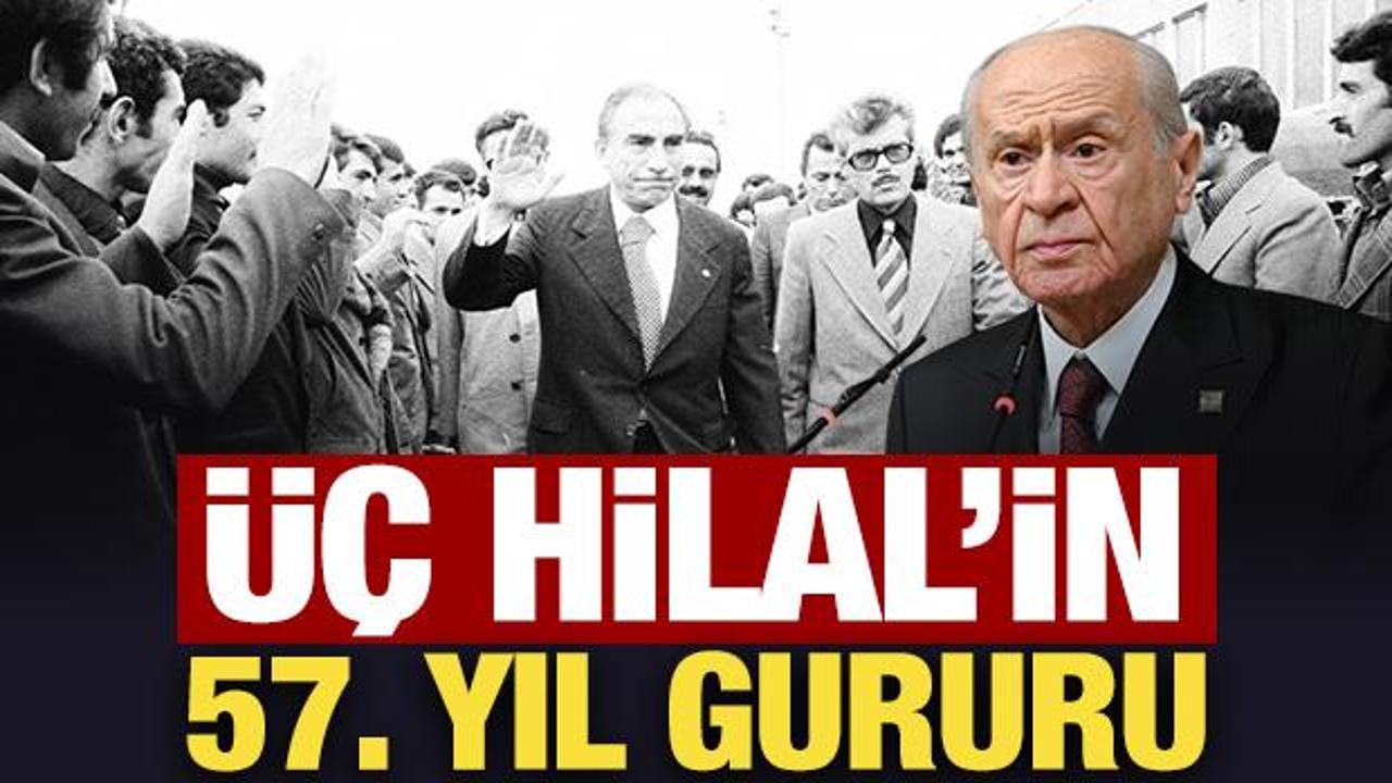 Üç Hilal’in 57. yıl gururu: MHP önemli kararlarda etkin rol oynadı