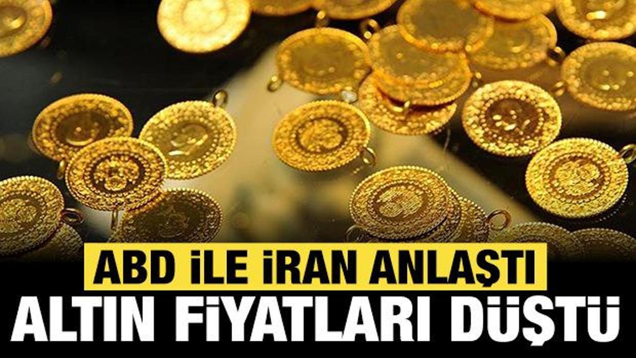 ABD ile İran anlaştı altın sert d&uuml;şt&uuml;: Yatırımcıların g&ouml;z&uuml; Cenevre'deydi!