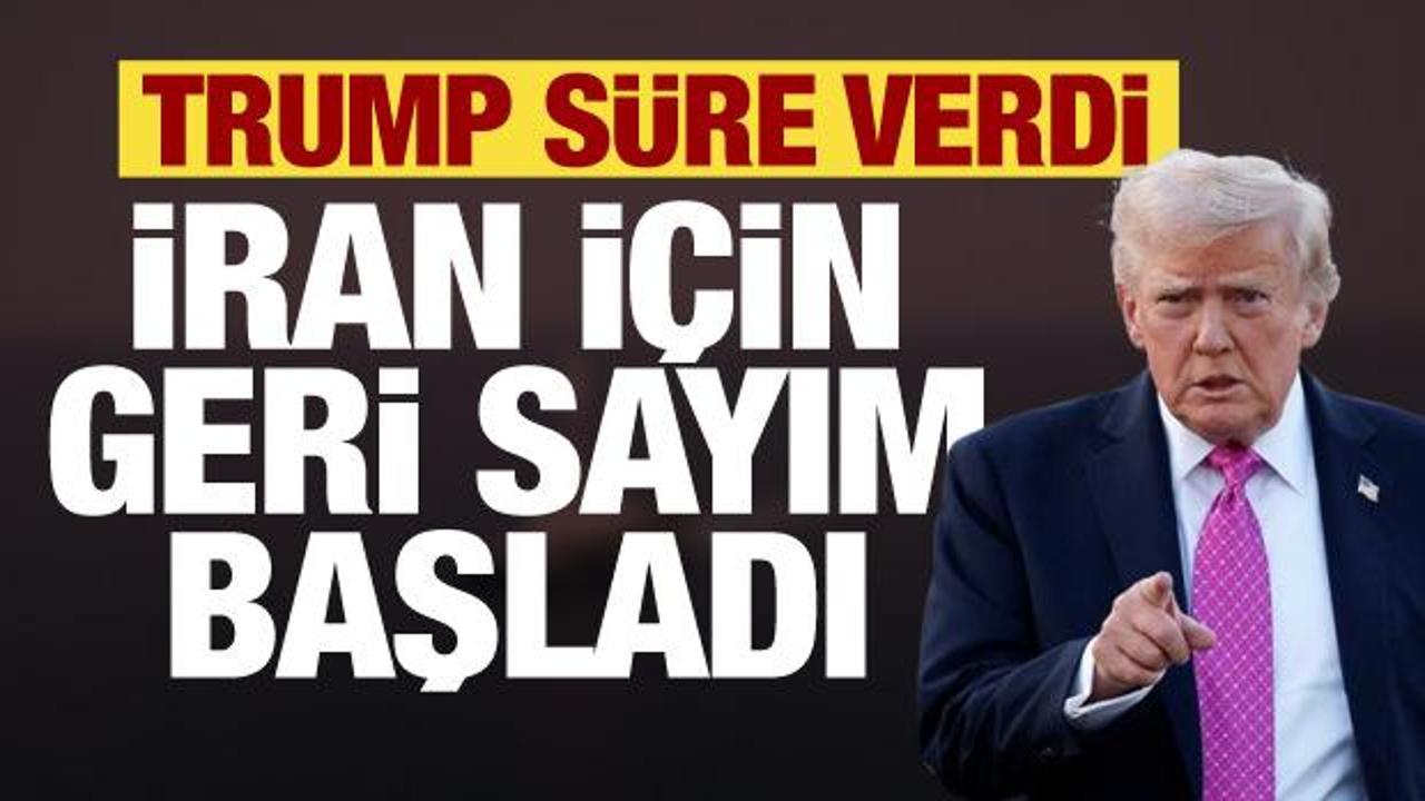 ABD&ndash;İran hattında son viraj! Trump s&uuml;re verdi, her şey değişebilir!