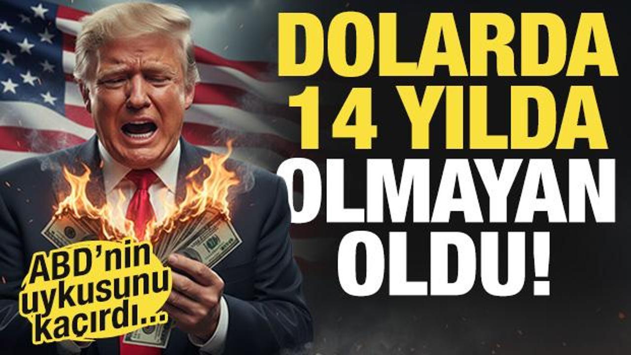 ABD'nin uykusu ka&ccedil;tı! Dolarda 14 yılda olmayan oldu! Uzmanlar uyardı...