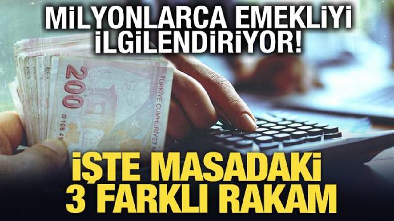 Emekli i&ccedil;in 3 farklı zam senaryosu! İkramiye hesabı başladı
