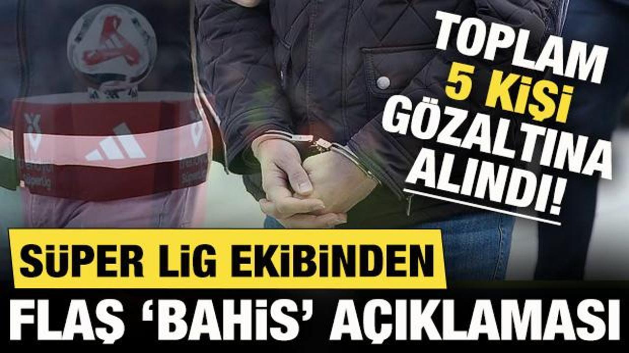 Galatasaray ma&ccedil;ı &ouml;ncesi Konyaspor'dan flaş 'bahis' a&ccedil;ıklaması: 5 kişi g&ouml;zaltına alındı
