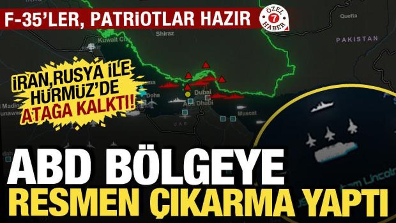 İran'dan Rusya ile yeni hamle : ABD kapıya dayandı: F-35'ler, Patriotlar konuşlandı