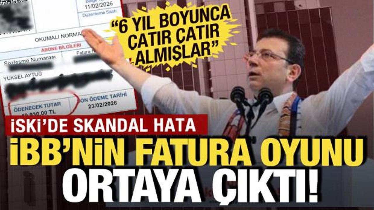 İSKİ'de fatura skandalı! Su saya&ccedil;ları okunmadan fatura kesildi: 20 bin TL alacaklı oldu