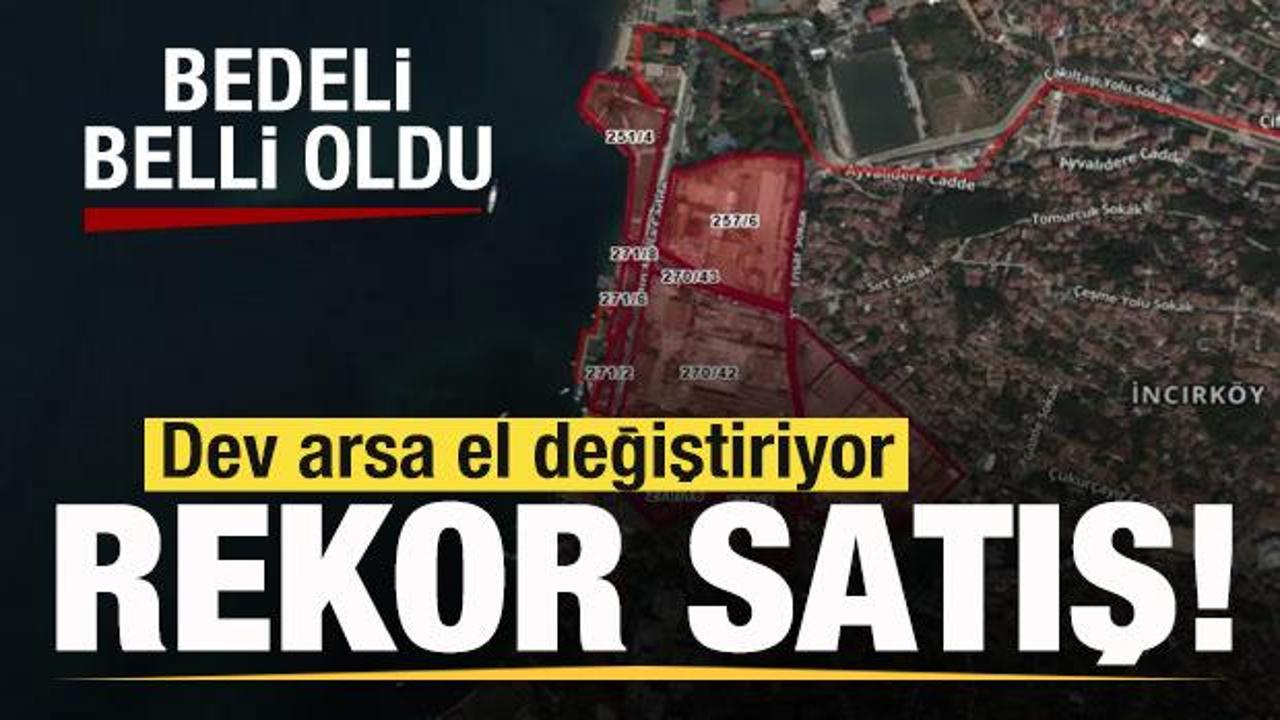 İstanbul Boğaz'da denize sıfır dev arsa satışı! 7 milyar lira değer bi&ccedil;ildi
