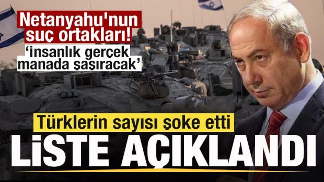 Netanyahu'nun su&ccedil; ortakları! Asker listesi yayınlandı! T&uuml;rklerin sayısı şoke etti