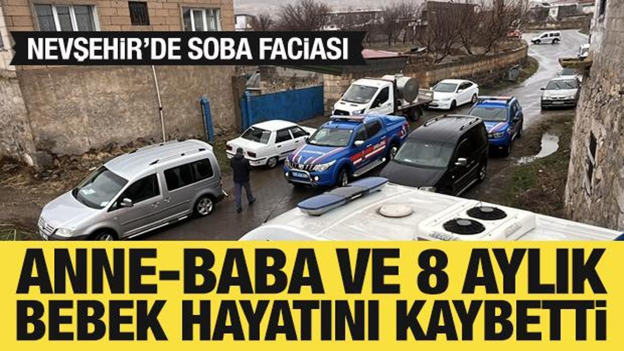 Nevşehir'de soba faciası: Aynı aileden 3 kişi &ouml;ld&uuml;