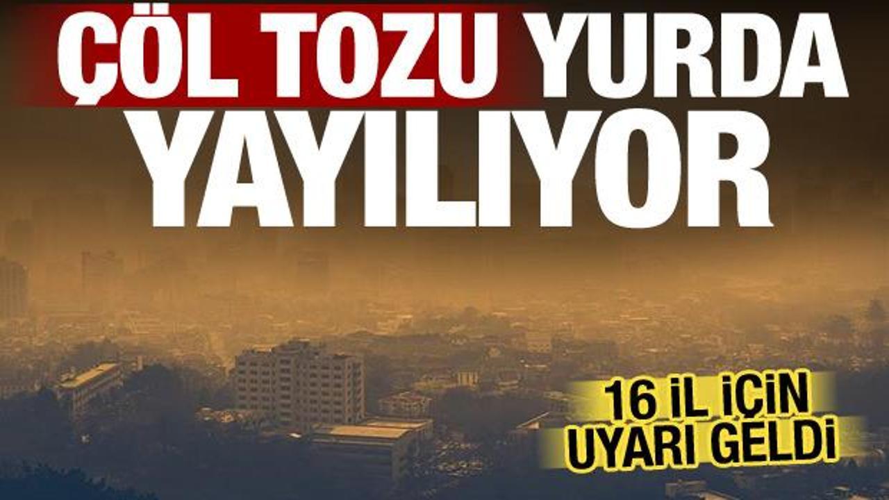 Sağanak, fırtına ve &ccedil;&ouml;l tozuna dikkat! Meteoroloji 16 il i&ccedil;in uyarı yaptı