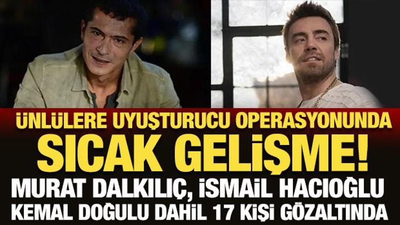 &Uuml;nl&uuml;lere uyuşturucu operasyonunda 17 ş&uuml;pheli g&ouml;zaltına alındı!