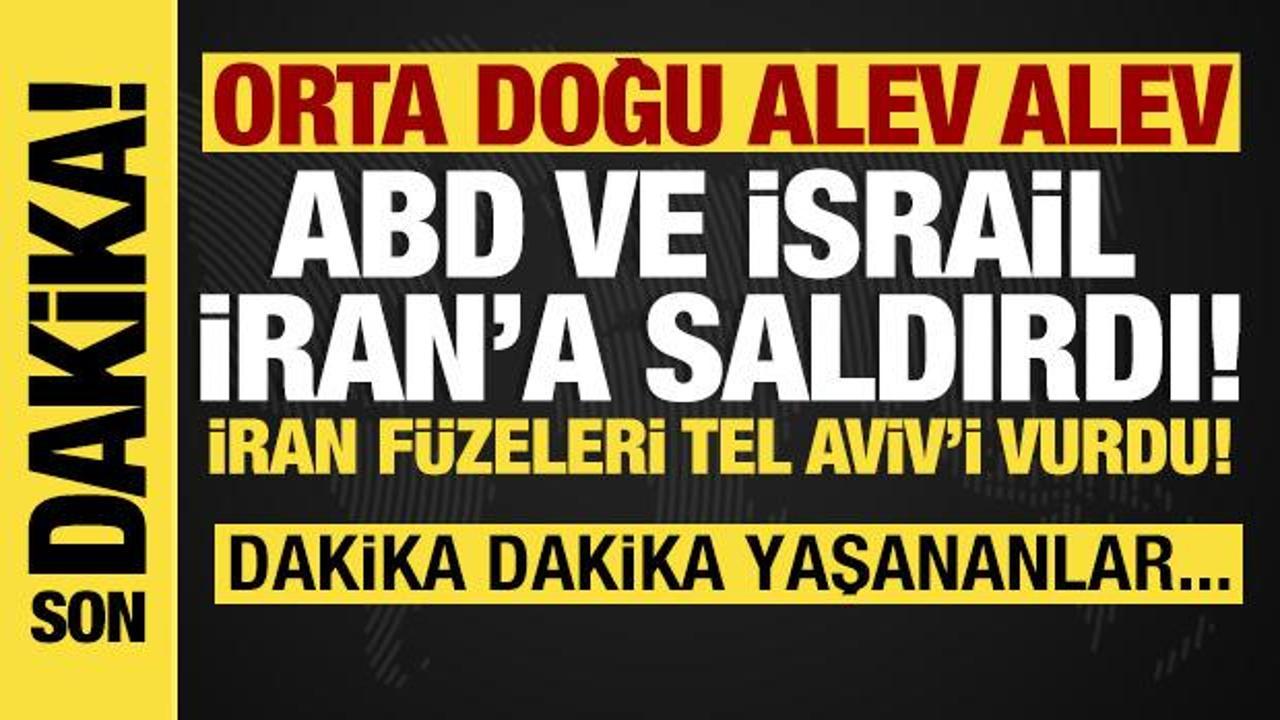 ABD-İsrail, İran'ı vurdu, savaş başladı! İran lideri Hamaney &ouml;ld&uuml;r&uuml;ld&uuml;