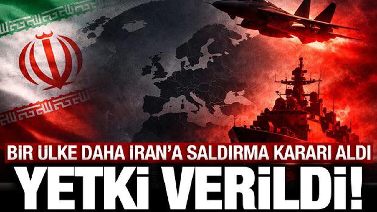 Bir &uuml;lke daha İran'a saldırmaya hazırlanıyor: "Yetki verildi" deyip, duyurdular!