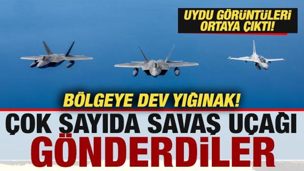 Bölgeye dev yığınak! Çok sayıda savaş uçağı gönderdiler! Uydu görüntüleri ortaya çıktı Bölgeye dev yığınak! Çok sayıda savaş uçağı gönderdiler! Uydu görüntüleri ortaya çıktı