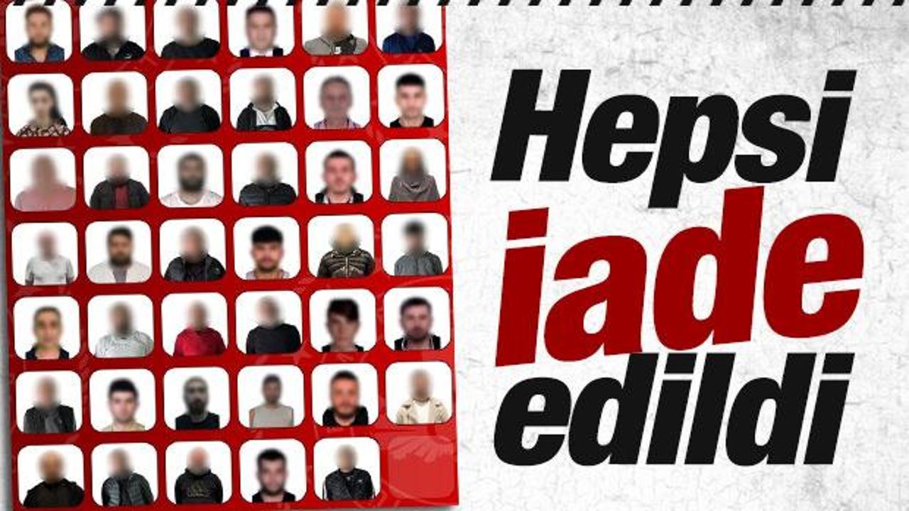 Dev operasyon: 23&rsquo;&uuml; kırmızı b&uuml;ltenle aranan 41 kişi T&uuml;rkiye&rsquo;ye iade edildi