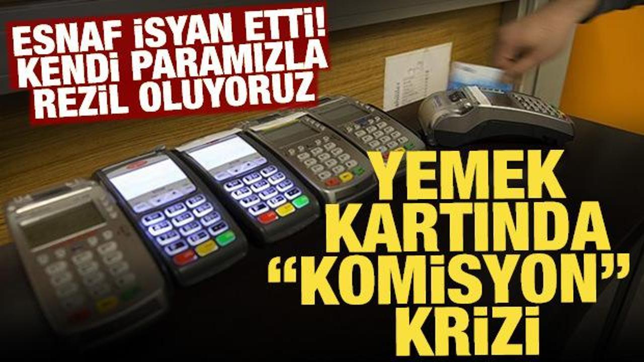 Esnaftan "yemek kartı" isyanı: Sistem esnafın belini b&uuml;k&uuml;yor