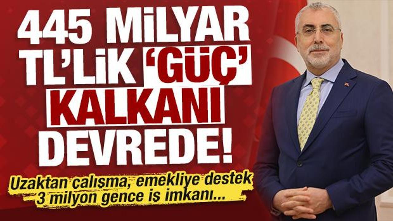 Gen&ccedil;lere 445 Milyar TL&rsquo;lik 'G&Uuml;&Ccedil;' kalkanı! Bakan Işıkhan detayları a&ccedil;ıkladı...