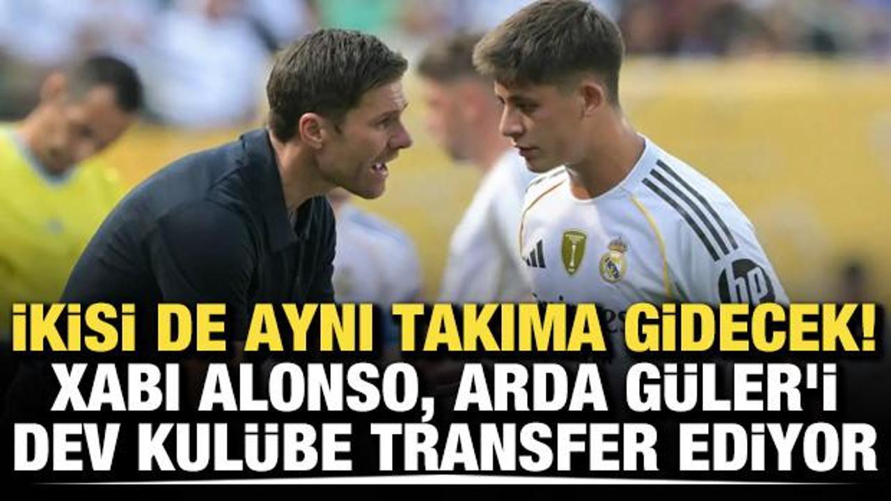 İkisi de aynı takıma gidecek! Xabi Alonso, Arda G&uuml;ler'i dev kul&uuml;be transfer ediyor