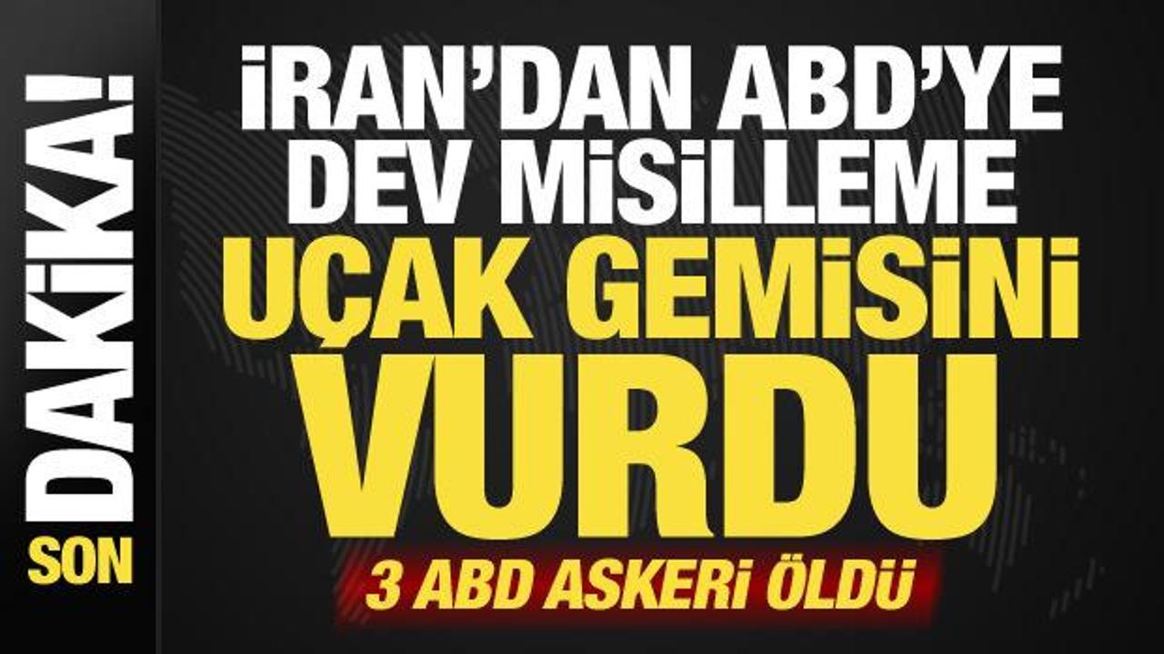 İran&rsquo;dan ABD u&ccedil;ak gemisine balistik f&uuml;ze saldırısı! Jet a&ccedil;ıklama geldi