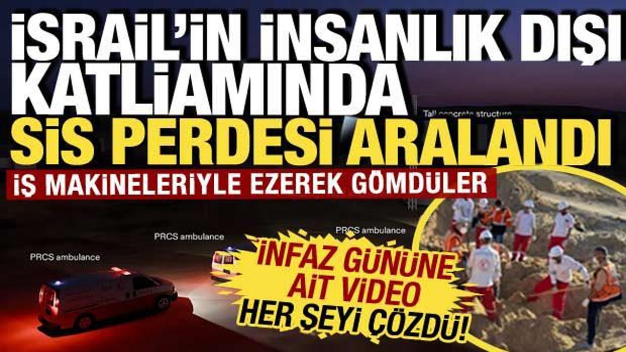  İsrail'den aşağılık katliam: IDF'nin yardım &ccedil;alışanlarını infaz ettiği ortaya &ccedil;ıktı!