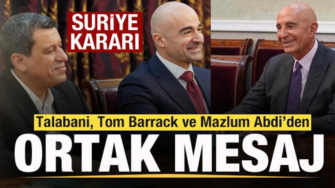 KYB lideri Talabani, Tom Barrack ve Mazlum Abdi ile g&ouml;r&uuml;şt&uuml;!  Son dakika Suriye a&ccedil;ıklaması
