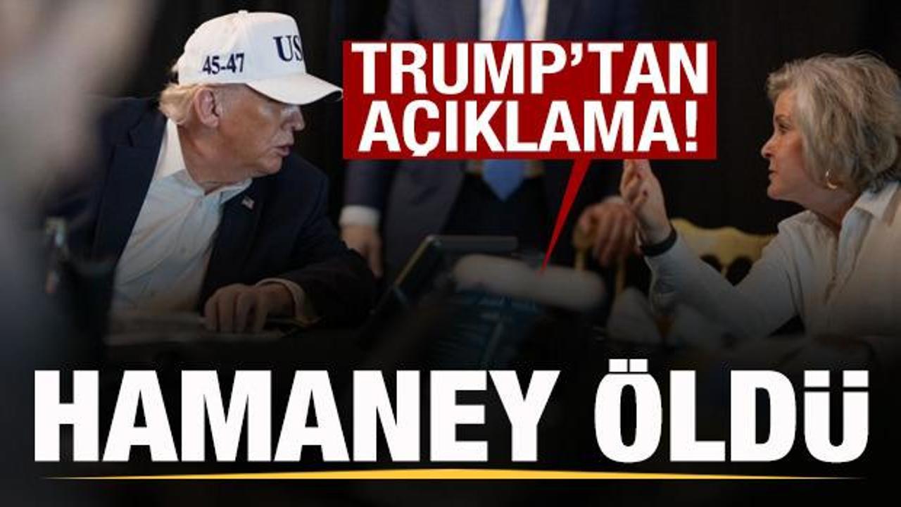 Trump'tan son dakika a&ccedil;ıklaması: Hamaney &ouml;ld&uuml;