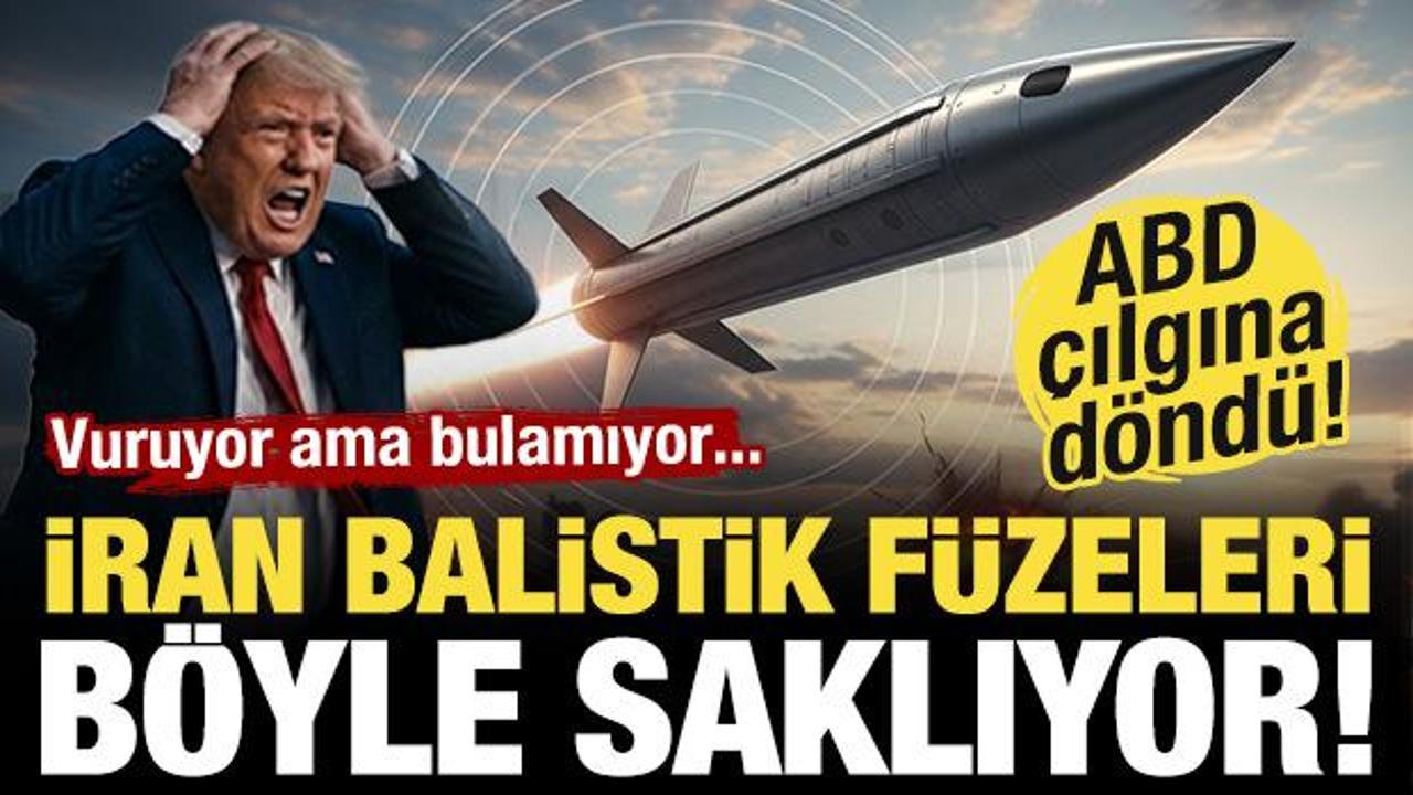 ABD &ccedil;ılgına d&ouml;nd&uuml;: Vuruyor ama bulamıyor! İran balistik f&uuml;zeleri bu 5 y&ouml;ntemle saklıyor!