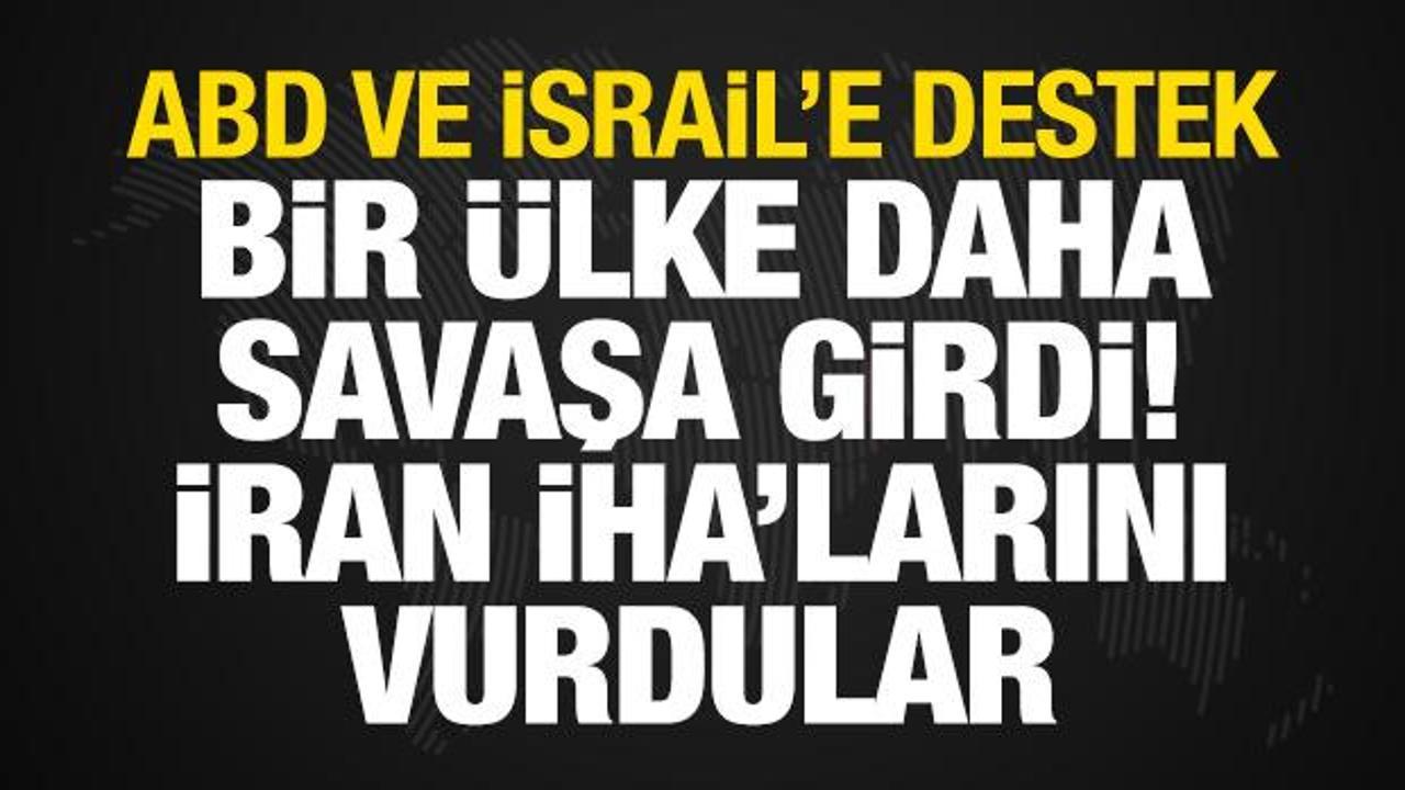 ABD ve İsrail'e destek! Fransa da savaşa girdi: İran İHA'larını vurdular