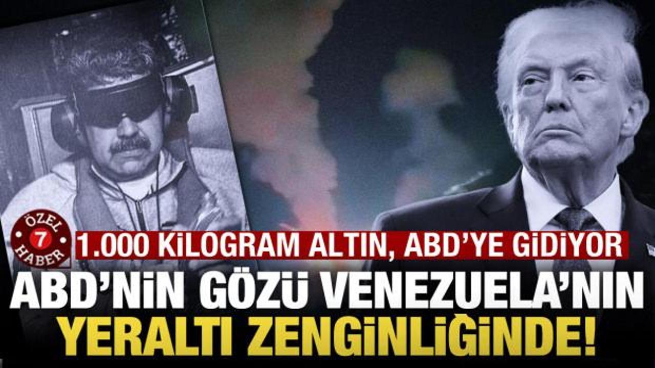 ABD'nin g&ouml;z&uuml; Venezuela'nın yeraltı zenginliğinde! Tam 1.000 kilogram altın ABD'ye gidiyor