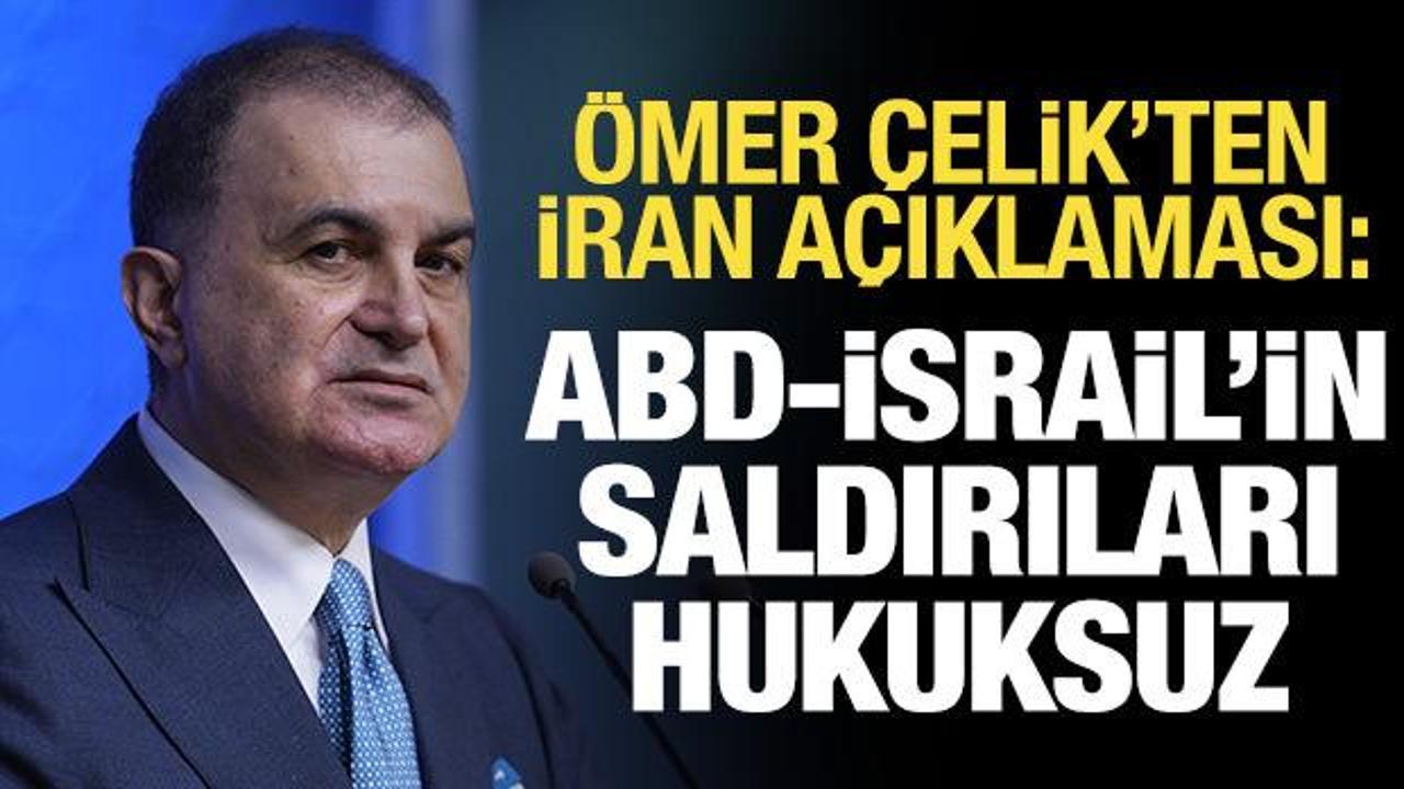 AK Parti S&ouml;zc&uuml;s&uuml; &Ccedil;elik'ten son dakika a&ccedil;ıklamalar