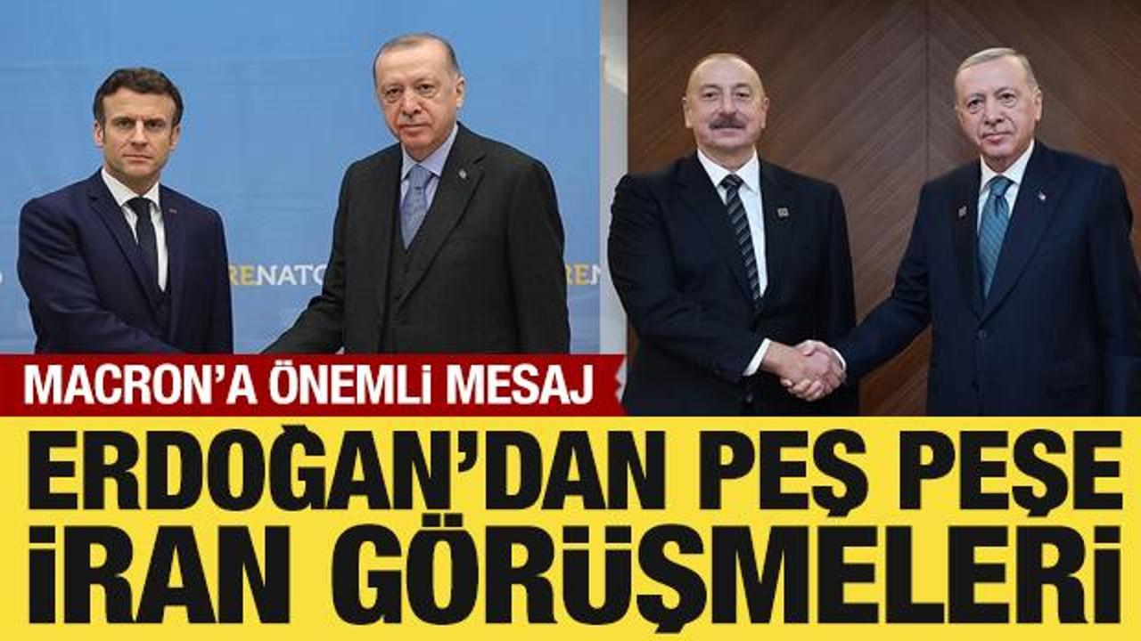 Cumhurbaşkanı Erdoğan'dan liderlerle peş peşe g&ouml;r&uuml;şmeler