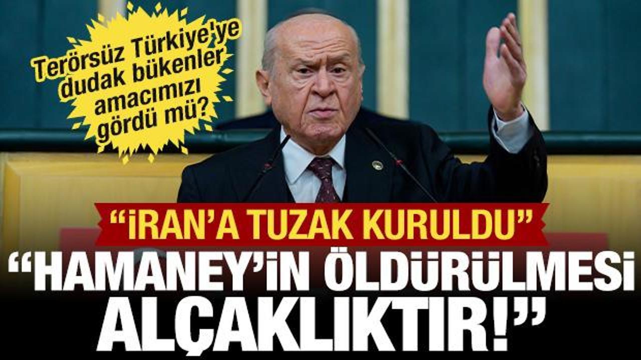 Devlet Bah&ccedil;eli: Hamaney'in &ouml;ld&uuml;r&uuml;lmesi al&ccedil;aklıktır