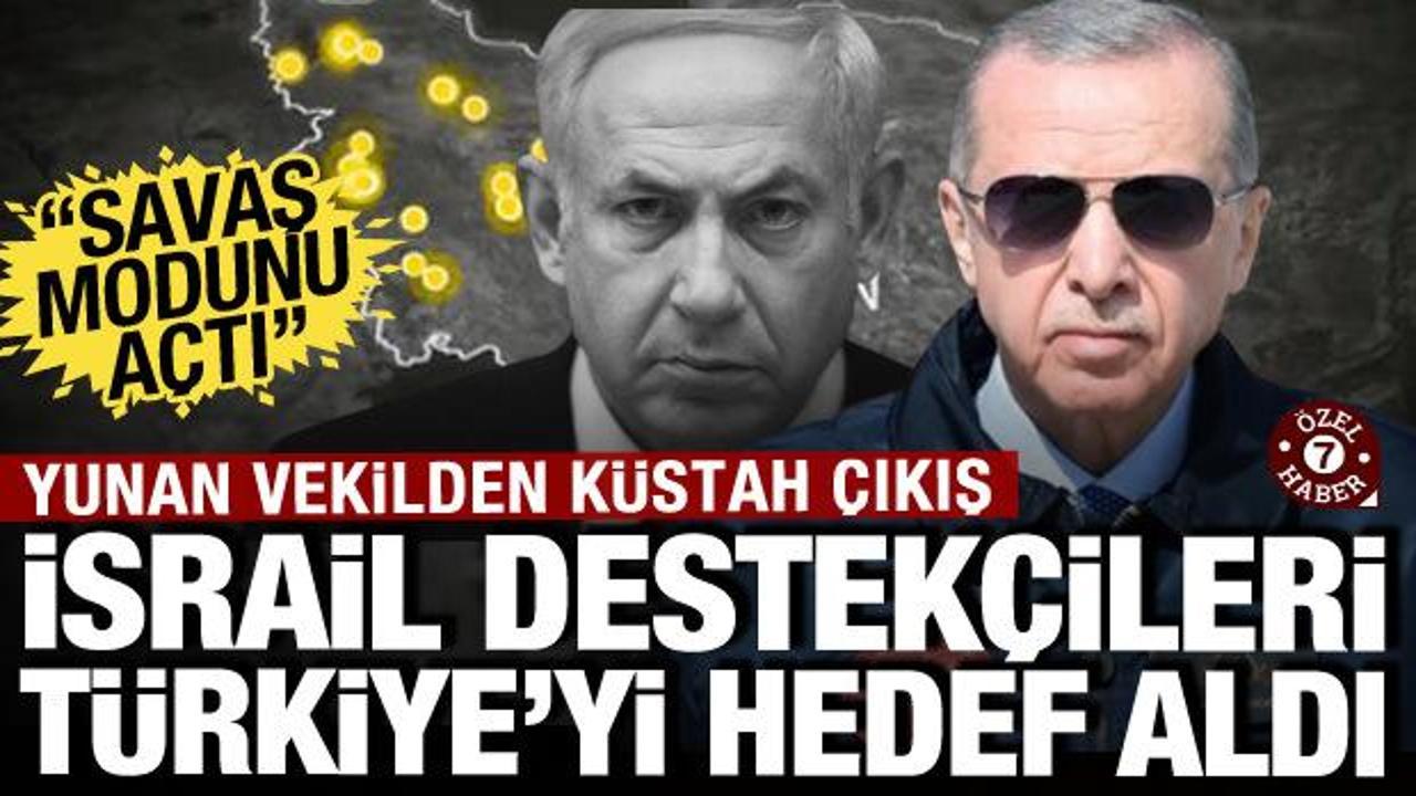 Eski Yunan vekil "İsrail savaş modunu a&ccedil;tı" diyerek T&uuml;rkiye'yi hedef aldı!