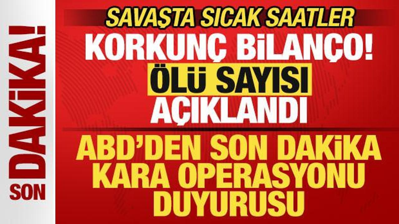 İran, ABD-İsrail savaşı! ABD'den son dakika kara operasyonu a&ccedil;ıklaması! İran'dan misilleme