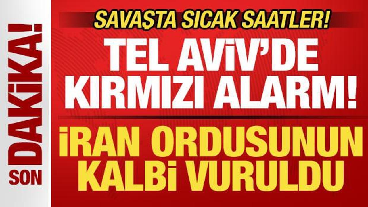 İran, ABD-İsrail savaşı: İran ordusunun kalbi vuruldu! Tel Aviv’de kırmızı alarm verildi