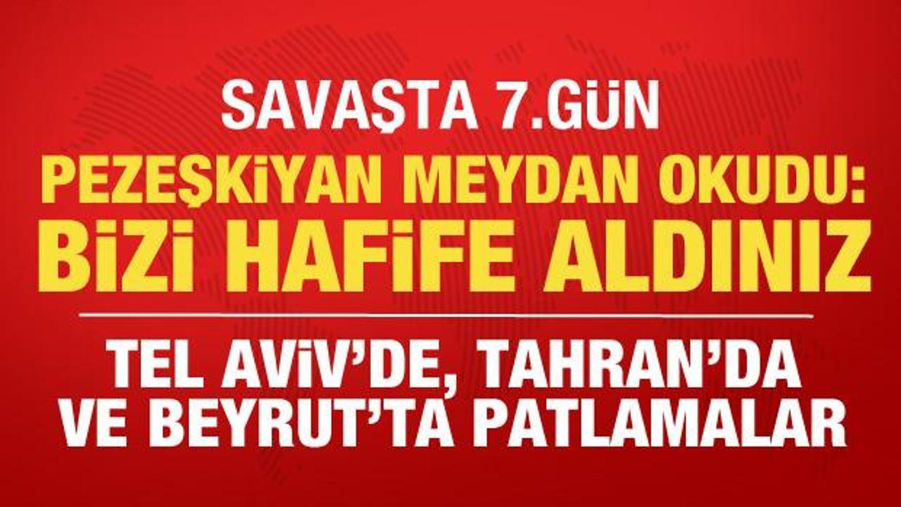 İran, ABD-İsrail savaşında 7. g&uuml;n! Savaşta son dakika gelişmeleri