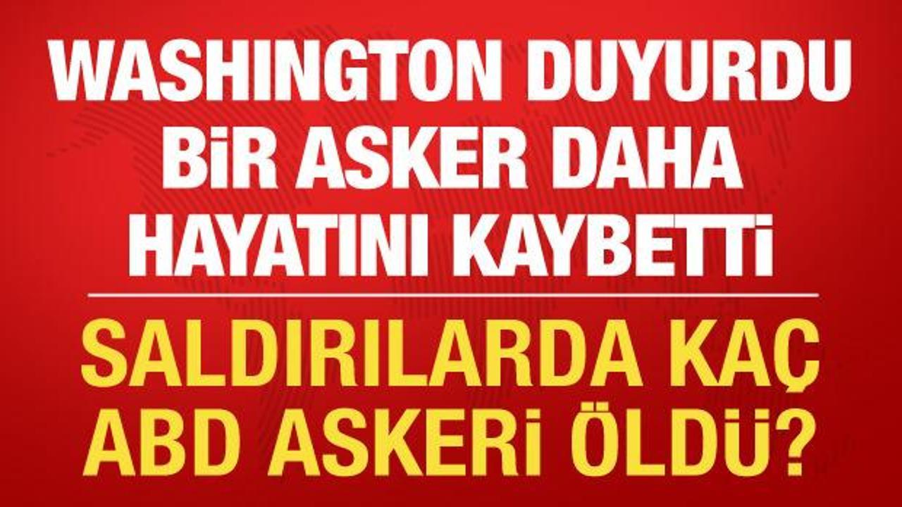 İran saldırılarında hayatını kaybeden ABD askeri sayısı a&ccedil;ıklandı