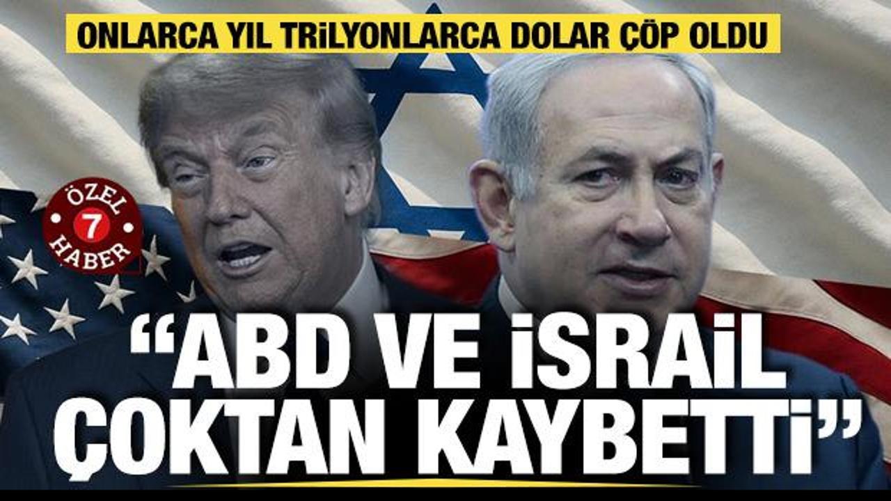 İsrailli gazeteciden &ccedil;arpıcı itiraf: ABD ve İsrail &ccedil;oktan kaybetti