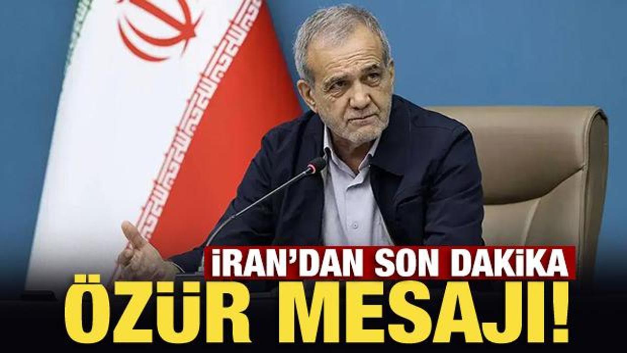 Son Dakika... İran: Komşu &uuml;lkelerden &ouml;z&uuml;r diliyoruz